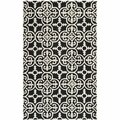 Safavieh Cambridge Hand Tufted Rectangle Rug, Black and Ivory - 8 x 10 ft. CAM133E-8